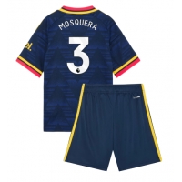 Camiseta Arsenal Cristhian Mosquera #3 Segunda Equipación Replica 2026-27 para niños mangas cortas (+ Pantalones cortos)